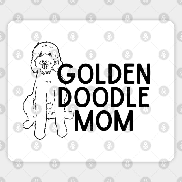 Golden Doodle Mom Magnet by Mplanet